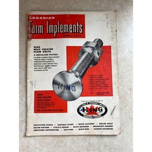 Canadian Farm Implements Magazine April 1963